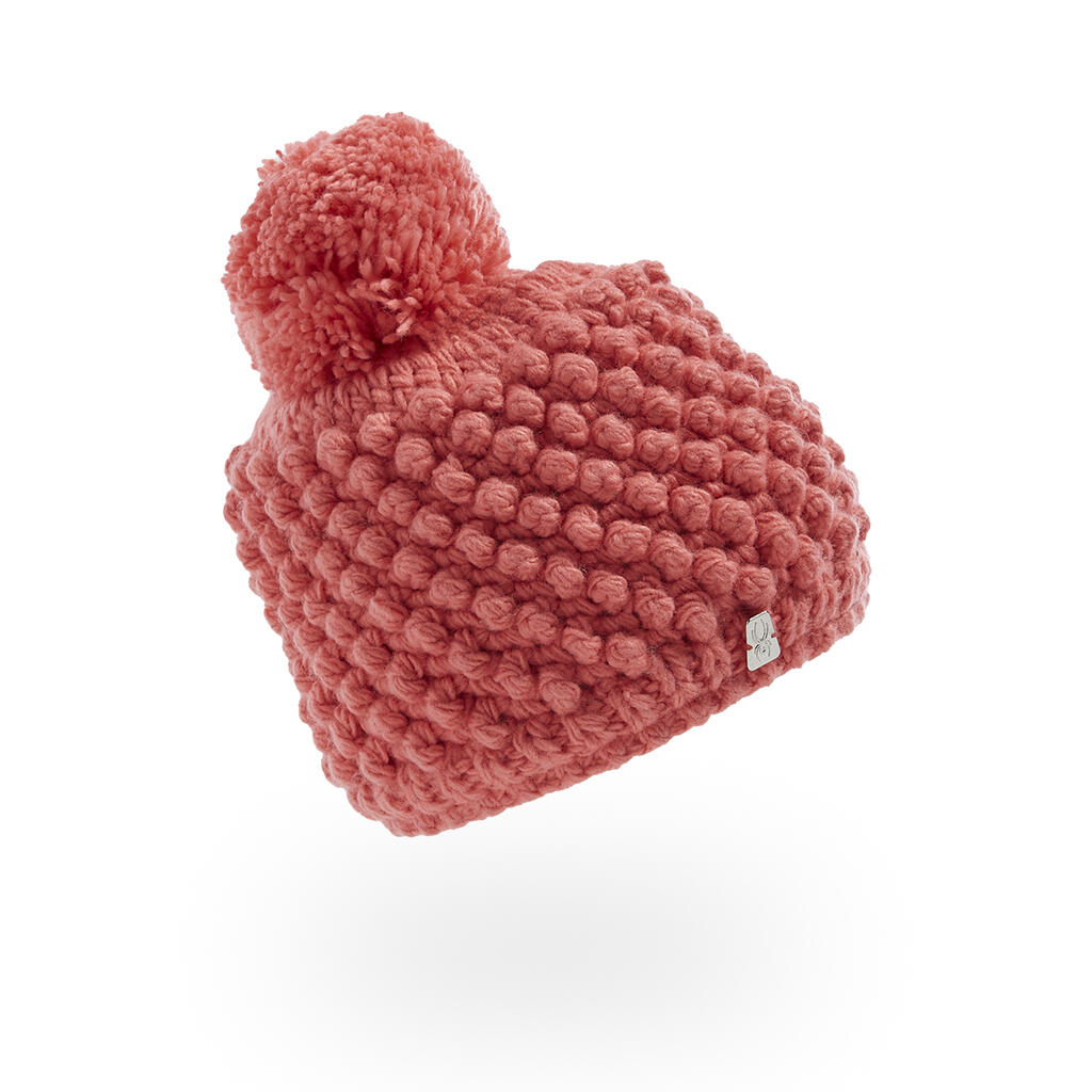 Spyder - Bonnet Ski Fille - Girls Brrr Berry - Chapeau - Orange - Decathlon