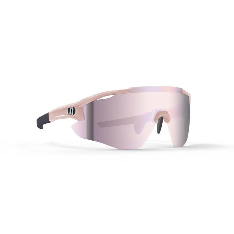 Okulary sportowe unisex NOVA soczewki poliwęglanowe Mirror, 100% ochrony UV