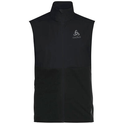 Odlo mouwloze jas zeroweight warm sportvest zwart l