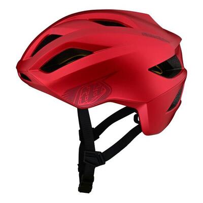 Grail badge fietshelm zonder vizier voor heren, rood