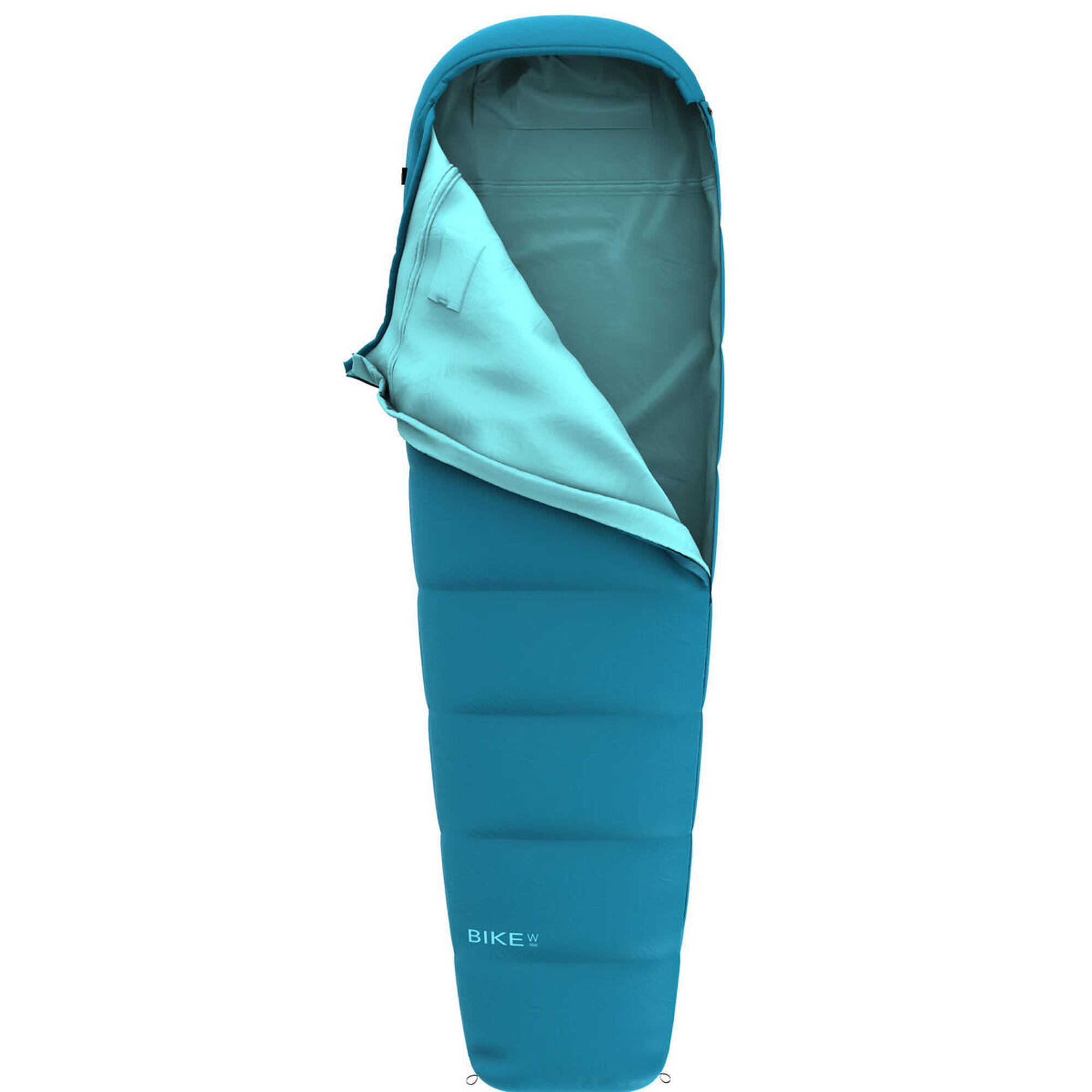 Hannah - Hannah One Season Sleeping Bag Bike W 100, Comfort 14 °c, 175 Left - Sac De Couchage - Bleu - 195 Cm - Decathlon