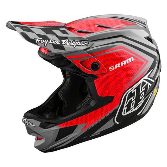 Casco MTB D4 CARBON SRAM in carbonio ultraleggero TeXtreme® Rosso