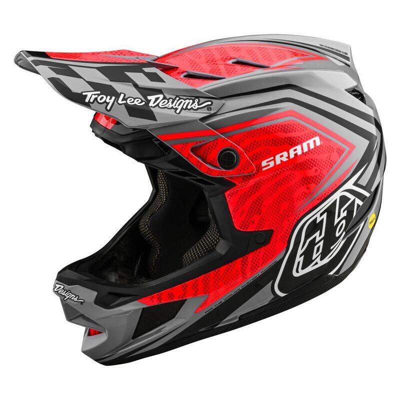 Casco MTB D4 CARBON SRAM in carbonio ultraleggero TeXtreme®  Rosso