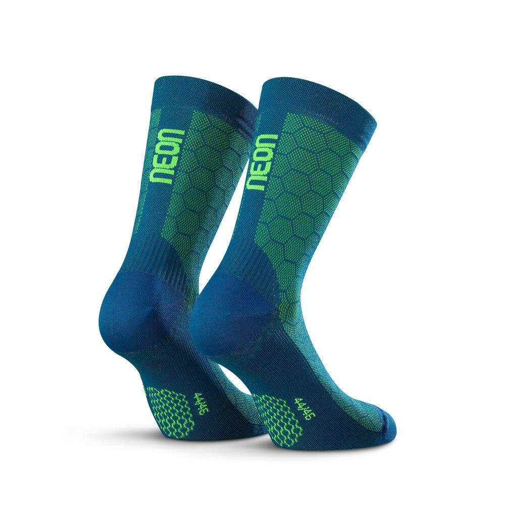 Chaussettes de cyclisme 3D bleu clair 2/2