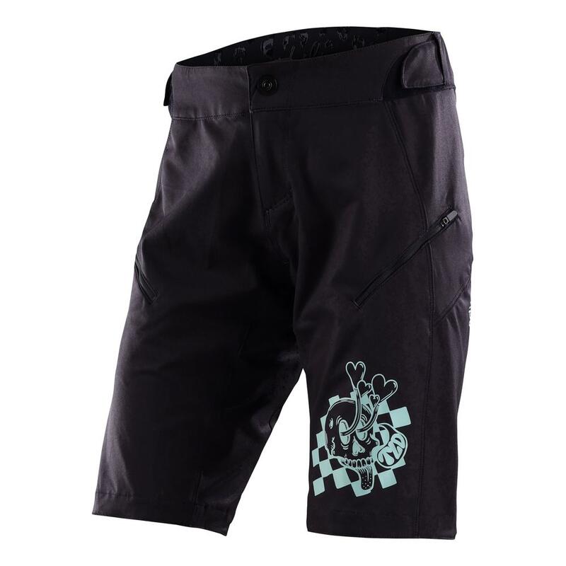 Pantaloncini MTB LILIUM Shell elastici e ventilati da donna Nero