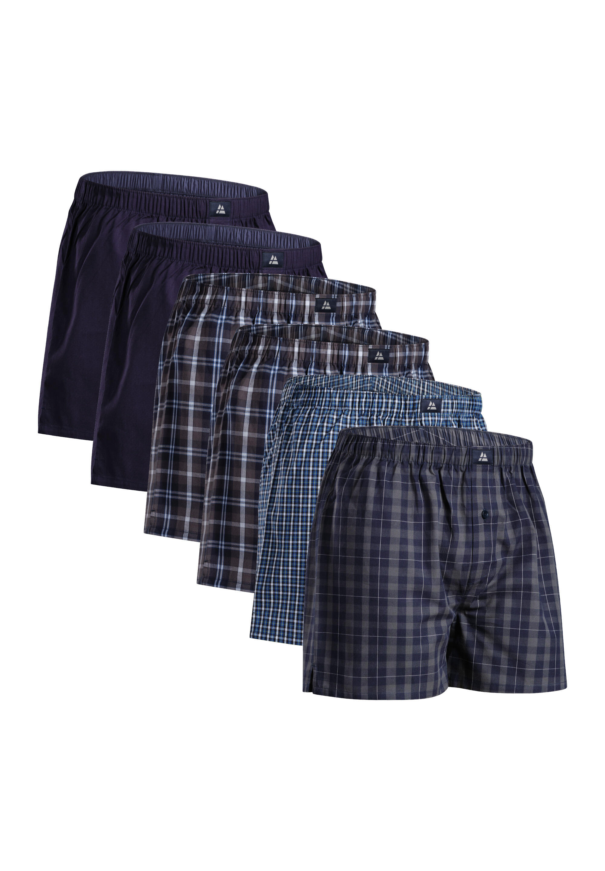 DANISH ENDURANCE Boxershorts Weite American Boxers mehrfarbig atmungsaktiv hygienisch