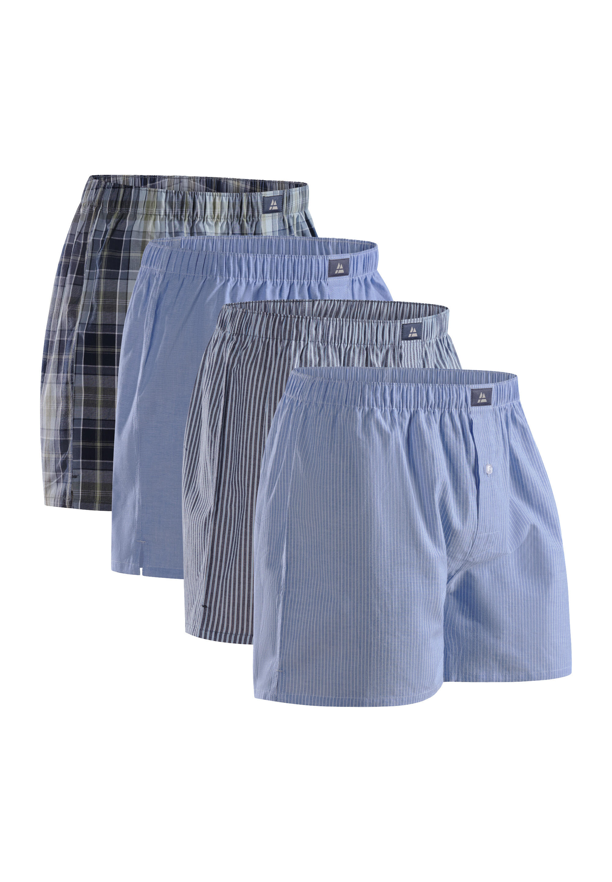 DANISH ENDURANCE Boxershorts American Boxers blau atmungsaktiv hygienisch multifunktional