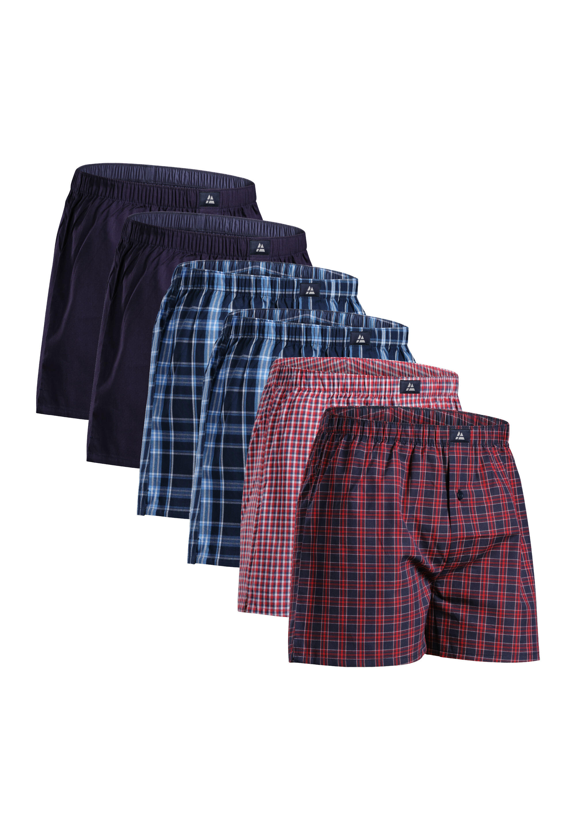 DANISH ENDURANCE Boxershorts Weite American Boxers rot atmungsaktiv hygienisch multifunktional