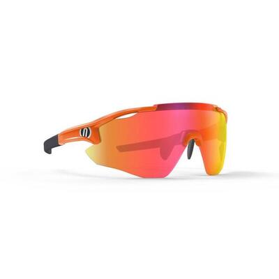 Occhiali da sole NOVA - Crystal Orange Fluo. Mirrortronic Red