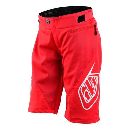 Leichte MTB-Shorts SPRINT für DH und Enduro Rot Herren