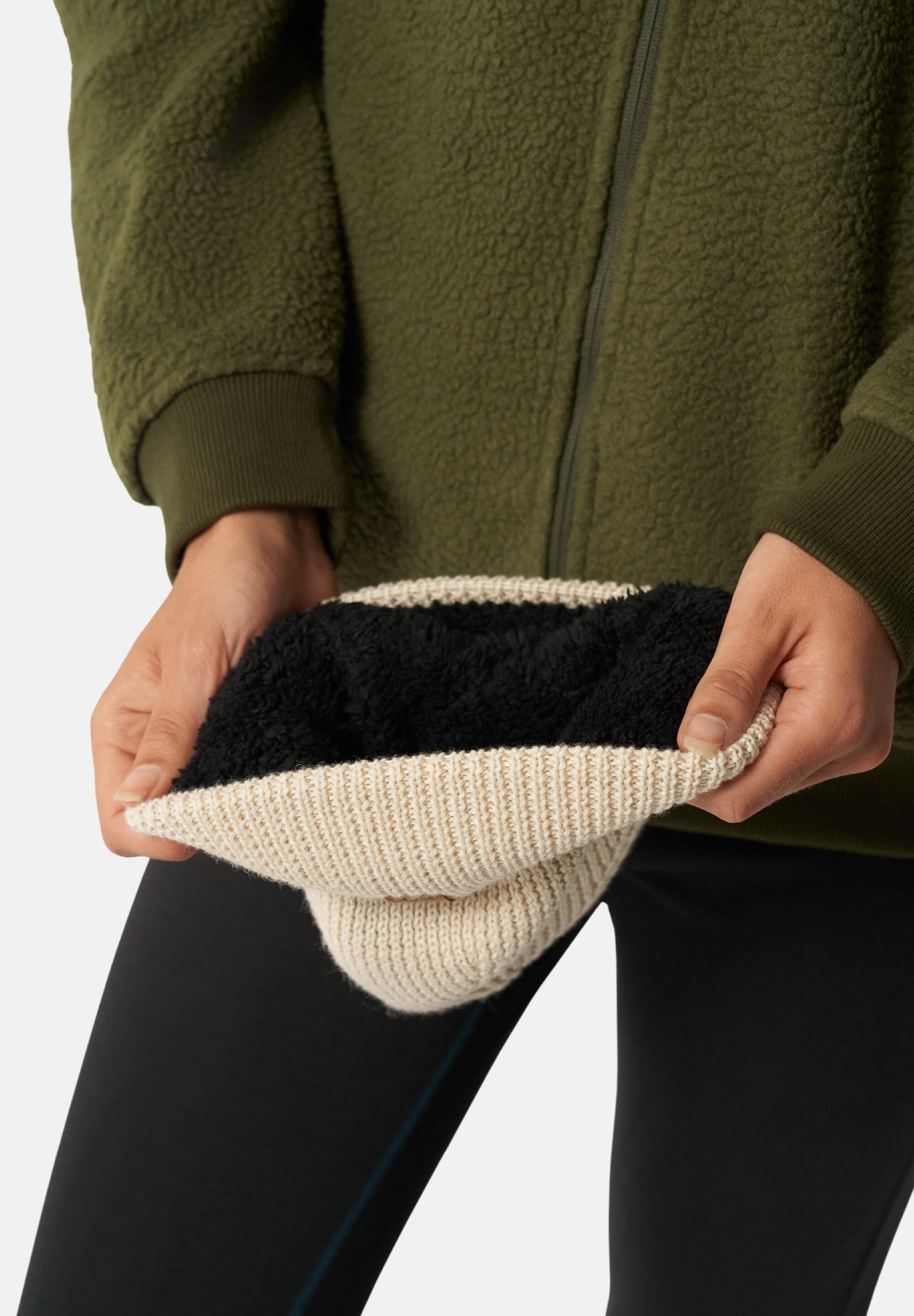 Beanie Merino Mütze mit Fleece 5/5