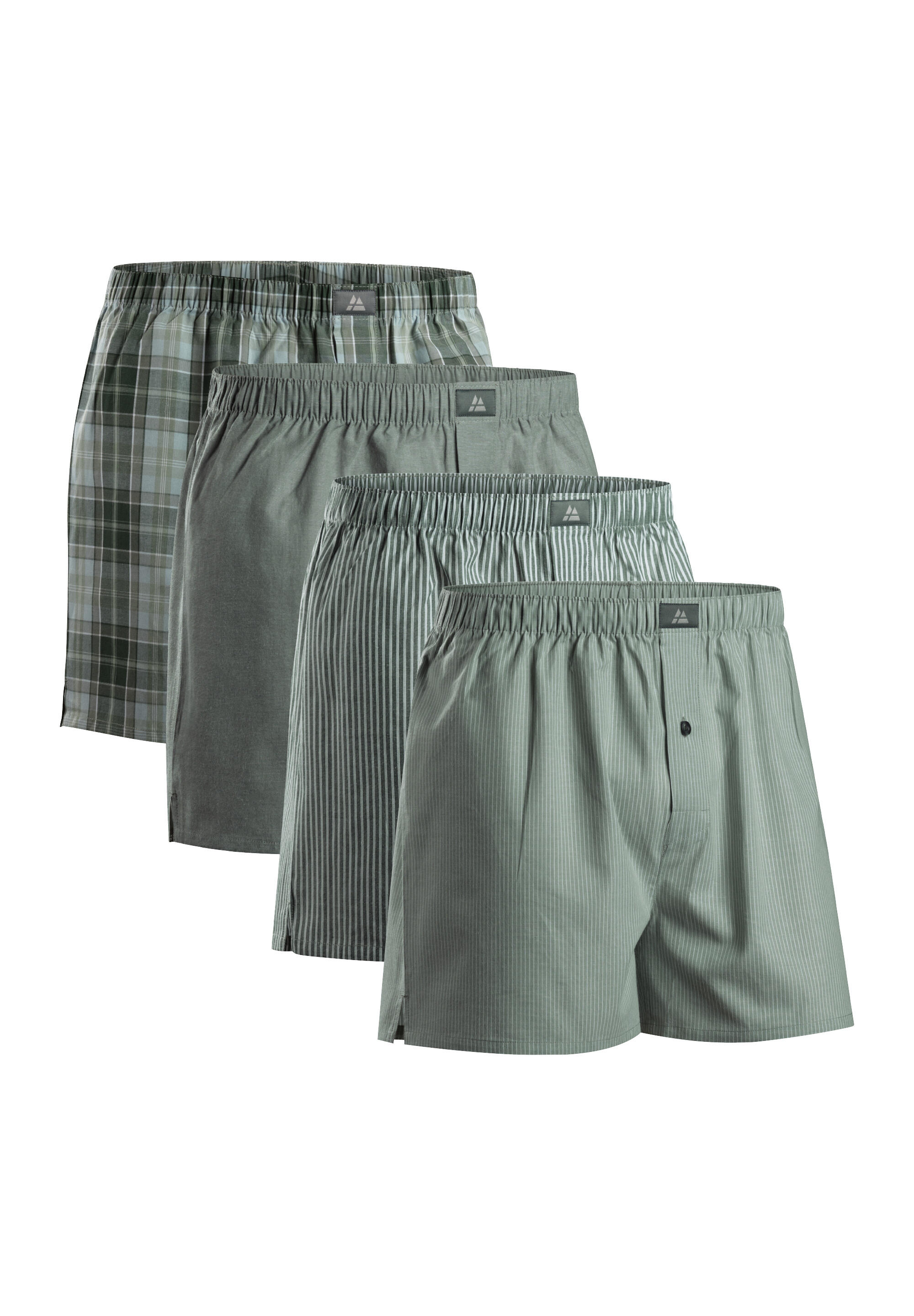 DANISH ENDURANCE Boxershorts Weite American Boxers grün atmungsaktiv hygienisch multifunktional