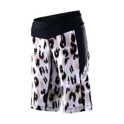 Mtb-short luxe shell met stretch voor dames wit