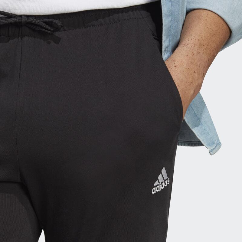 Essentials Single Jersey Tapered Elasticized Cuff Logo Pants