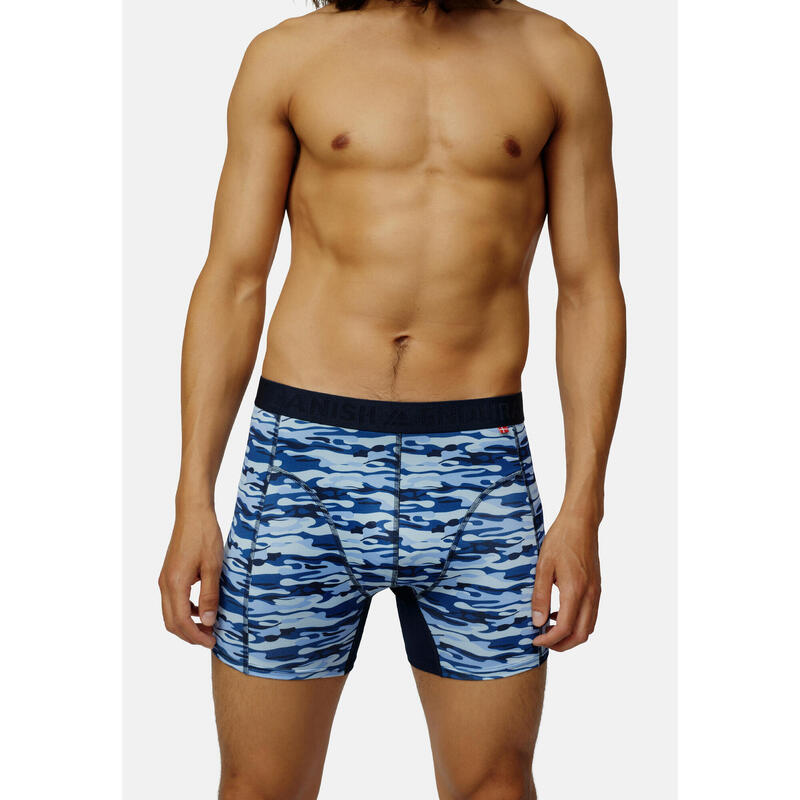 Boxershorts Sport Trunks blau atmungsaktiv hygienisch multifunktional