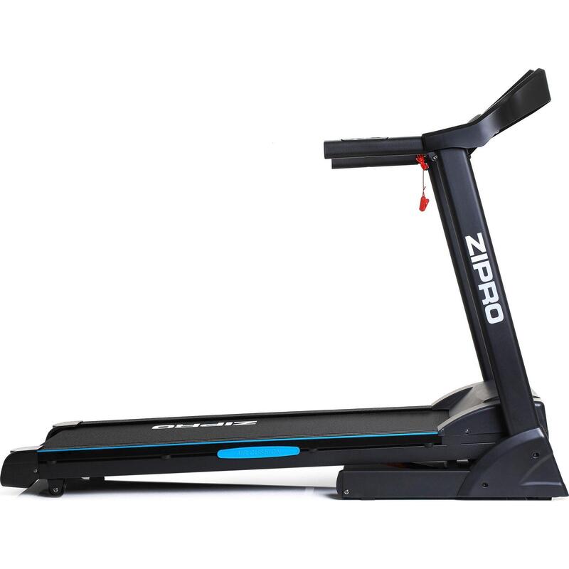 Tapis de course pliant Zipro Notus 135 x 47 cm, 18 km/h, avec Bluetooth, MP3