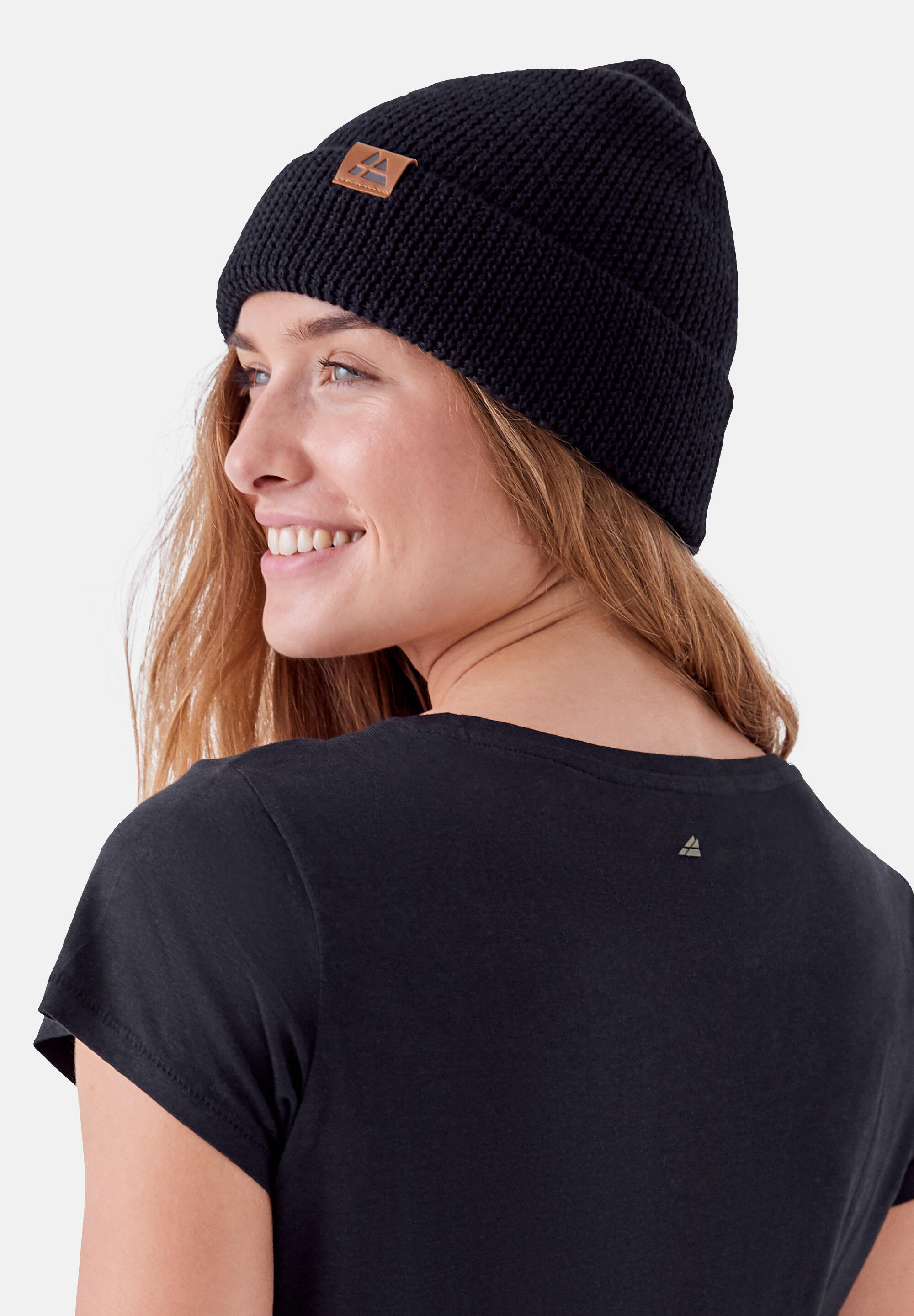Beanie Merino schwarz 4/5