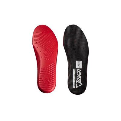 Geurwerende inlegzolen voor leatt-fietsschoenen rood