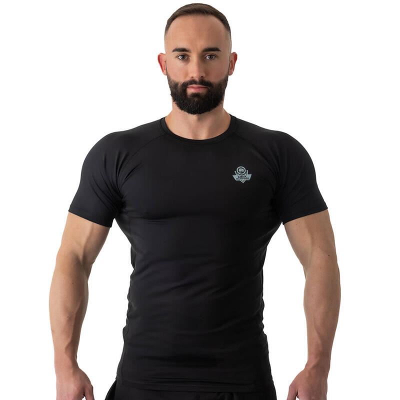 Rashguard do MMA męski DBX Bushido BlackRS z krótkim rękawem