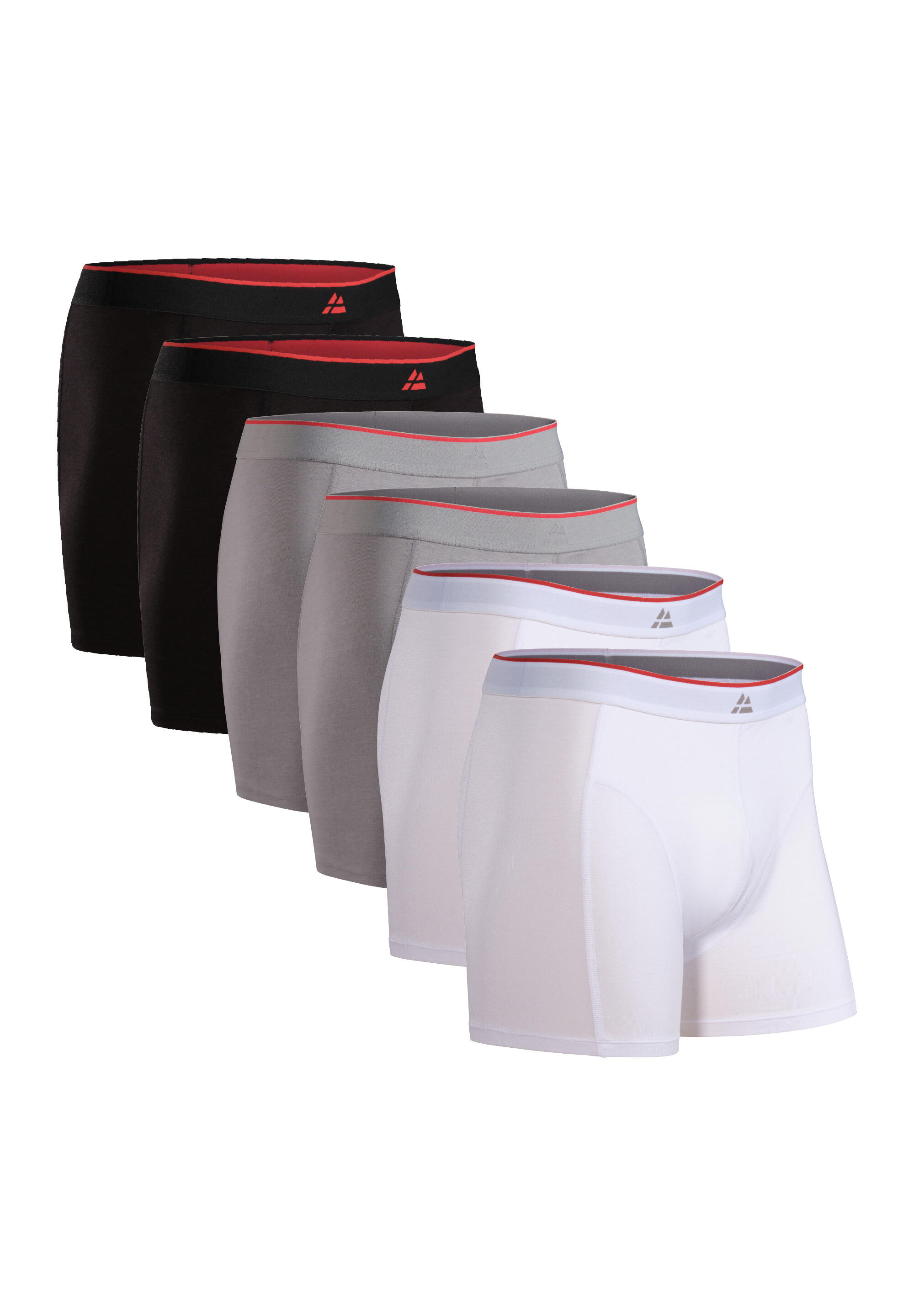 DANISH ENDURANCE Boxershorts Bamboo grau atmungsaktiv hygienisch multifunktional