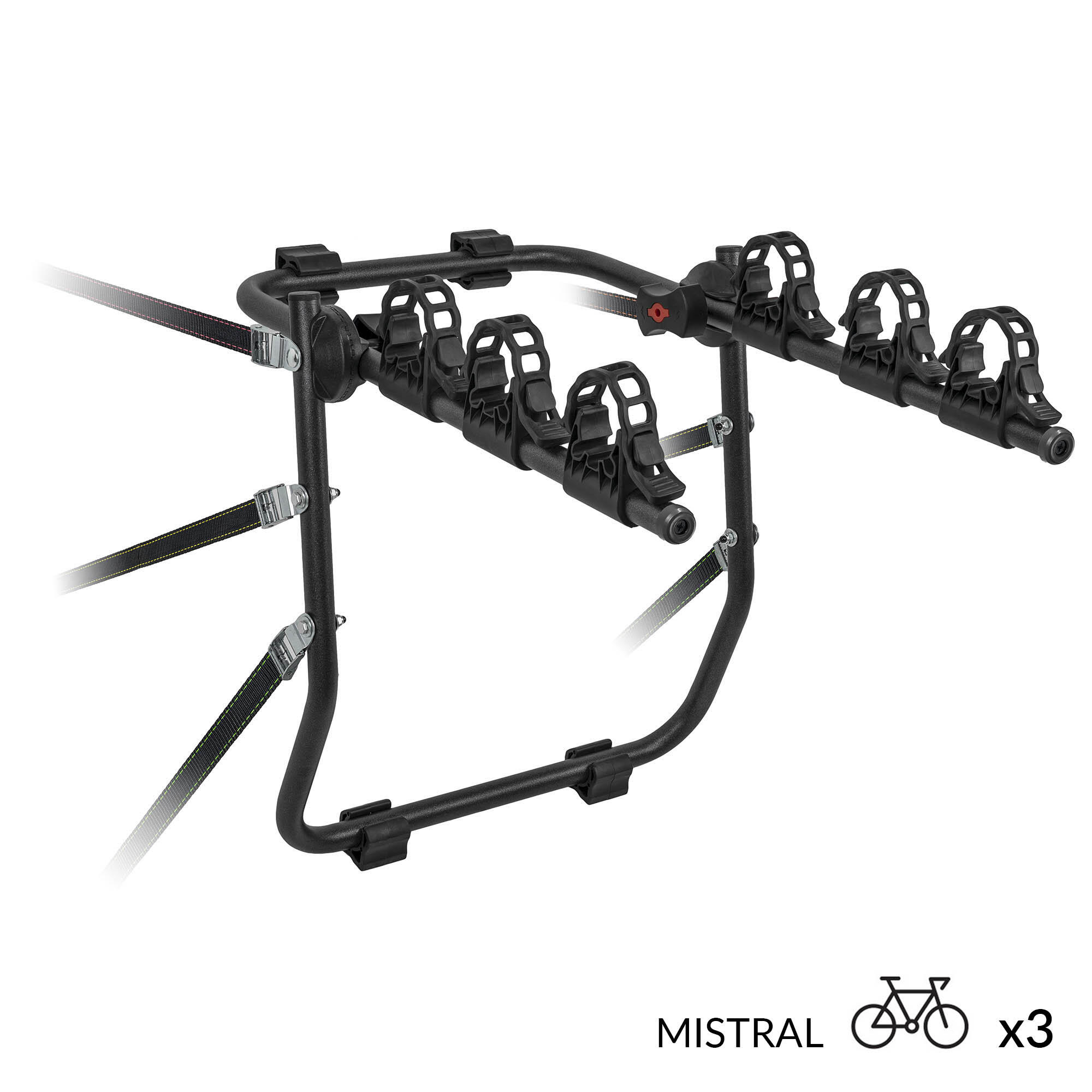 MENABO Porta Bici Per Portellone Auto, fino a 3 bici - MISTRAL