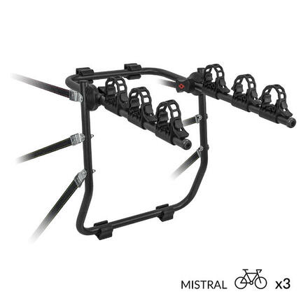 Porte-vélos sur hayon Menabo Mistral – pour 3 vélos, charge 45 kg, pliable
