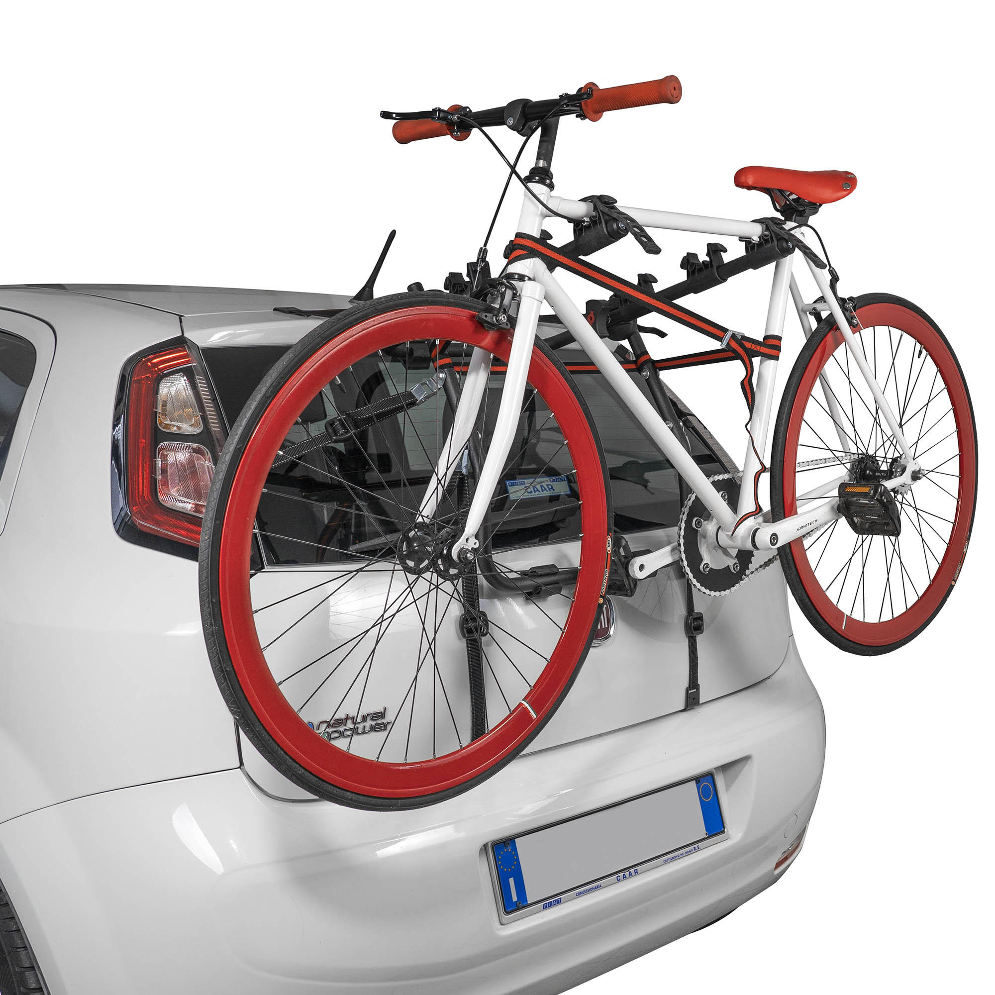 Porte-vélos sur hayon Menabo Mistral – pour 3 vélos, charge 45 kg, pliable 4/7