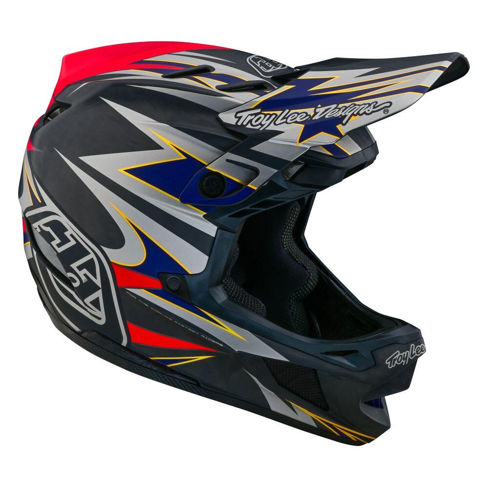 Casque TROY LEE D4 Carbon Inferno Grey 5/5