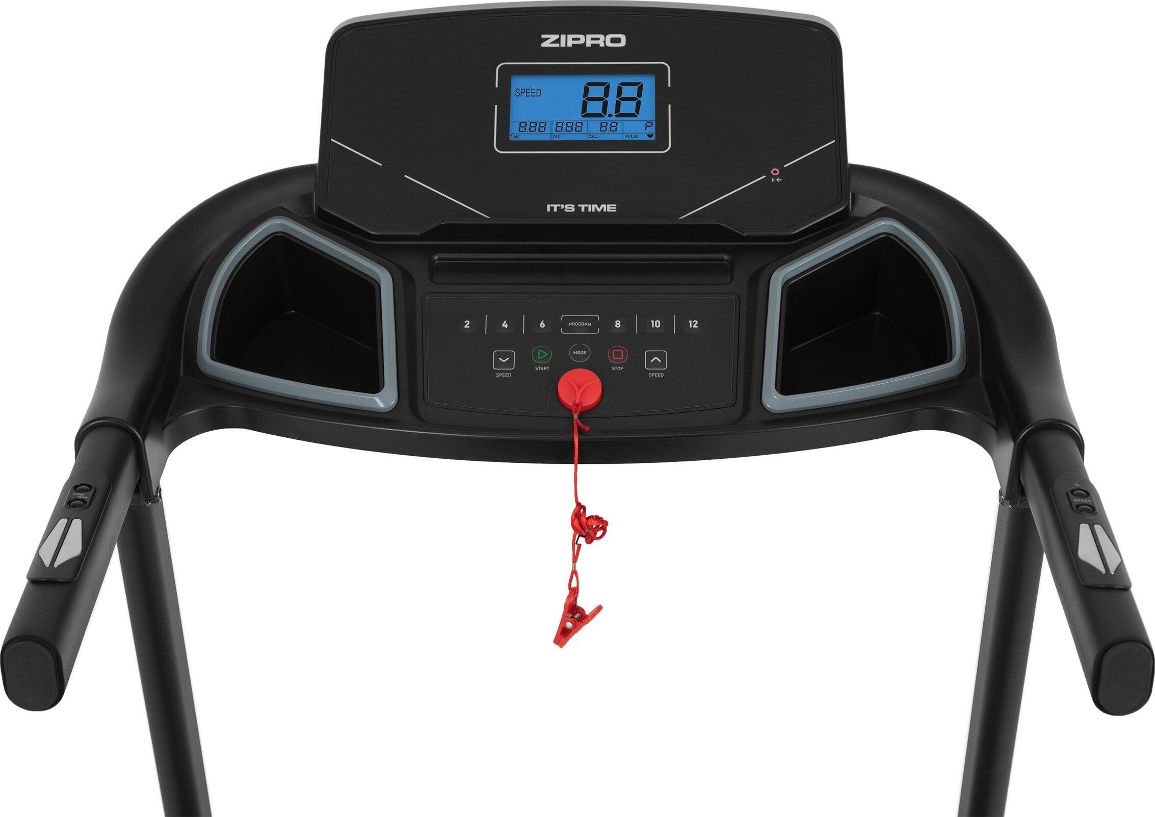 Cinta de correr plegable Zipro Colt 120 x 40 cm, 12 km/h altavoz MP3 7/8