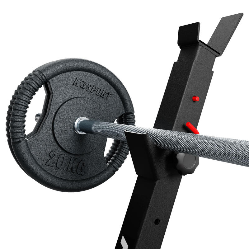 Versterkt halterrek voor trainingsbank en haltertraining I Squat Rack