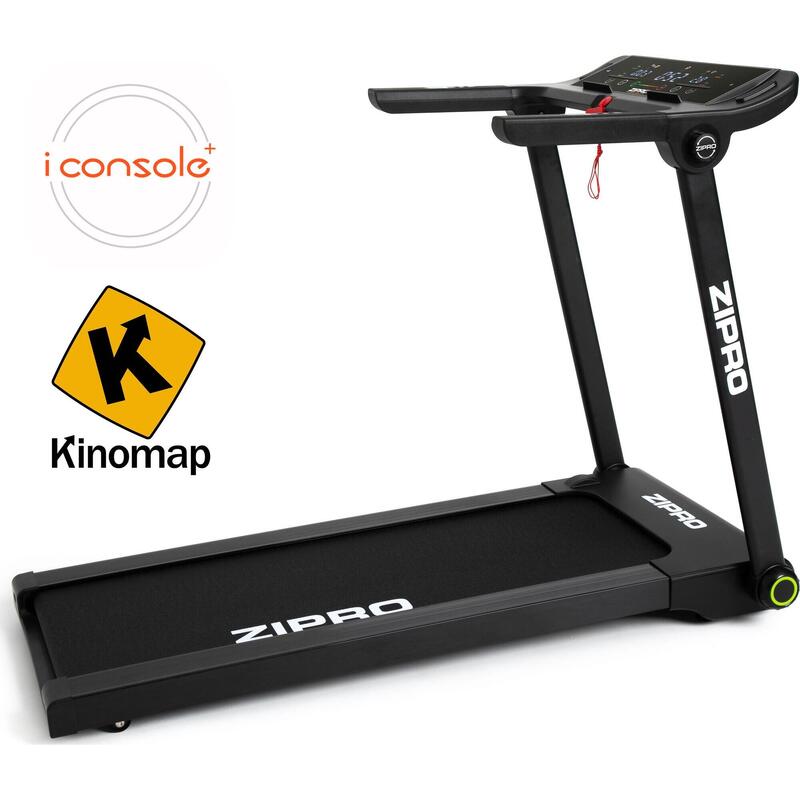 Cinta de correr Zipro Pacto 125 x 45 cm, 16 km/h, iConsole+, Kinomap, Bluetooth