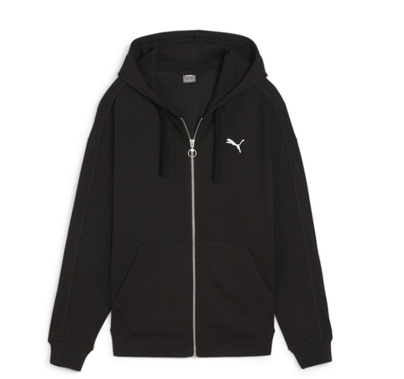 Camisola com capuz de fitness mulher puma. Preto