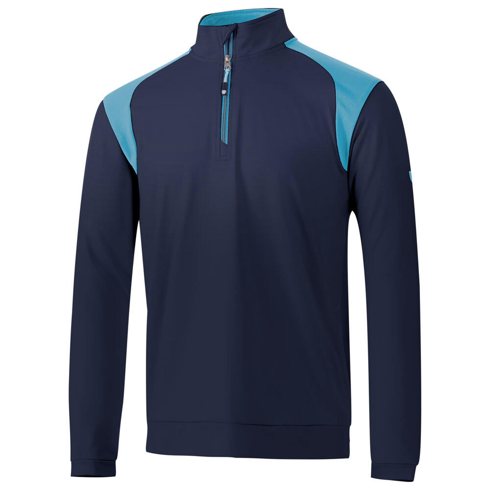 Island Green Mens Panelled Quick Dry Stretch Golf Top Layer 2/4
