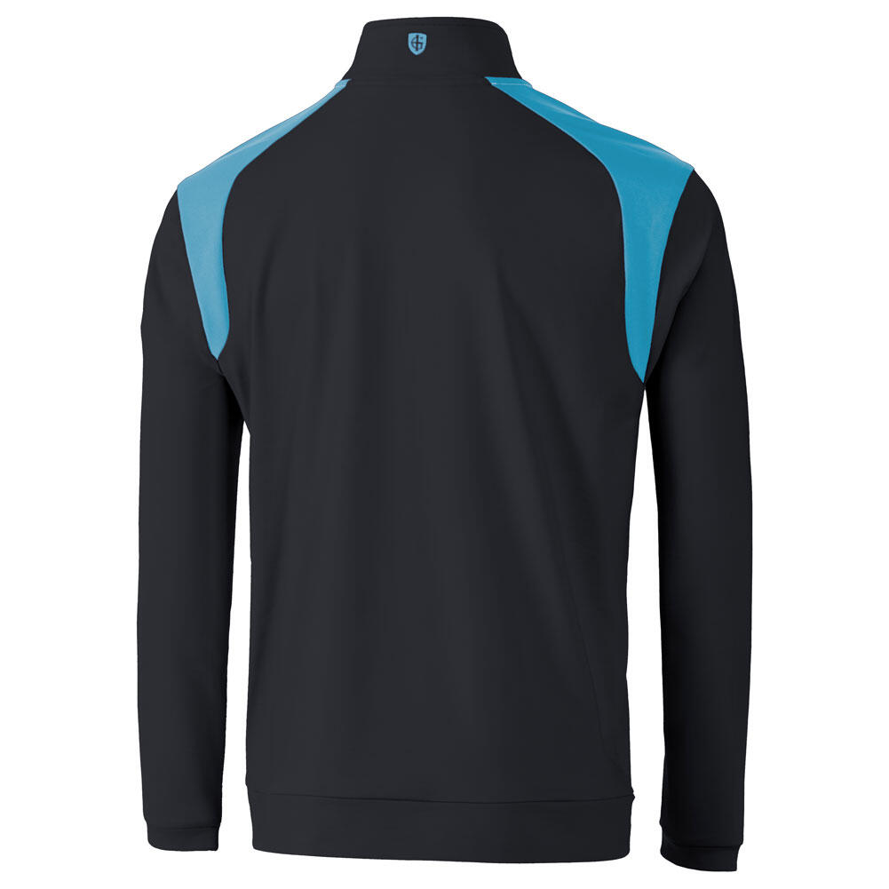 Island Green Mens Panelled Quick Dry Stretch Golf Top Layer 3/4