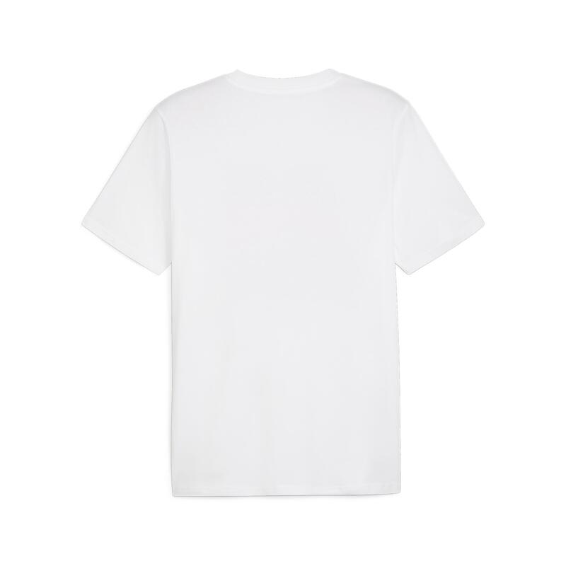 T-Shirt em Algodão de Fitness Homem PUMA GRAPHICS SUMER. Branco