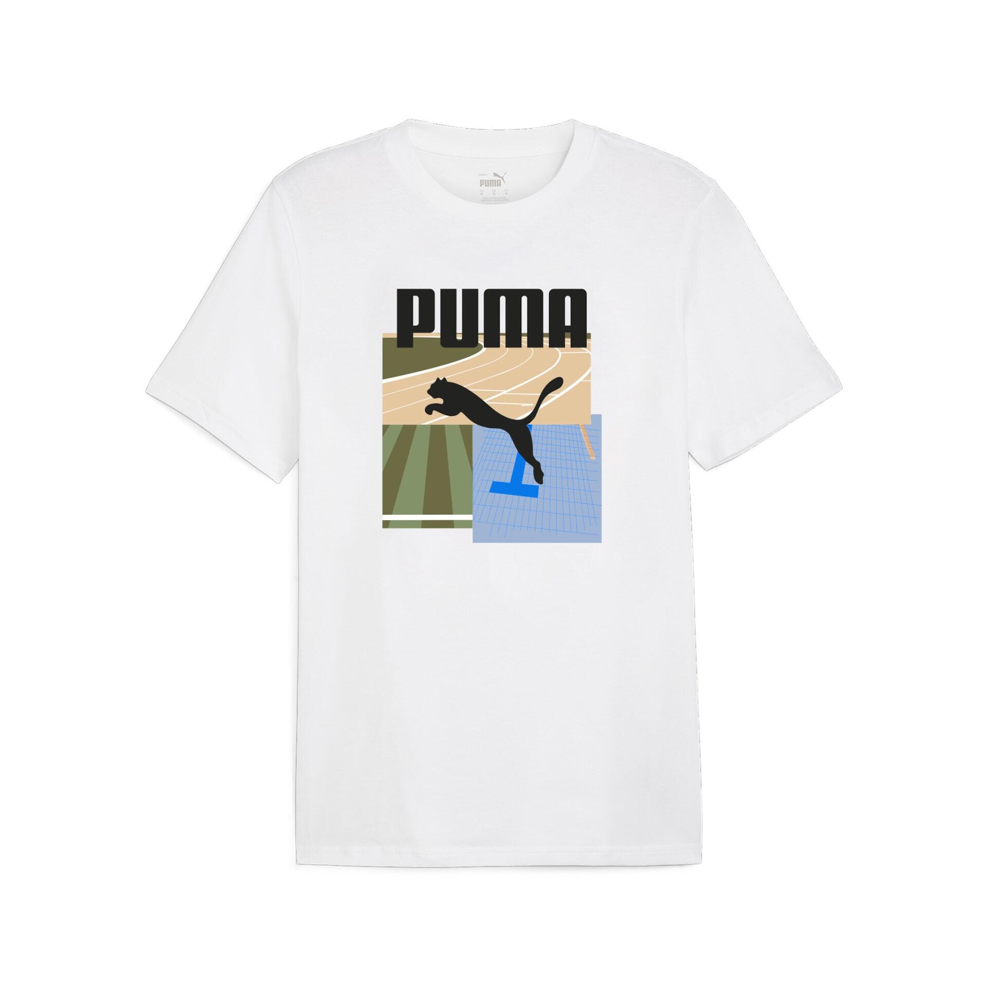 Tricouri universale bărbătești Puma Graphics Summer Sports