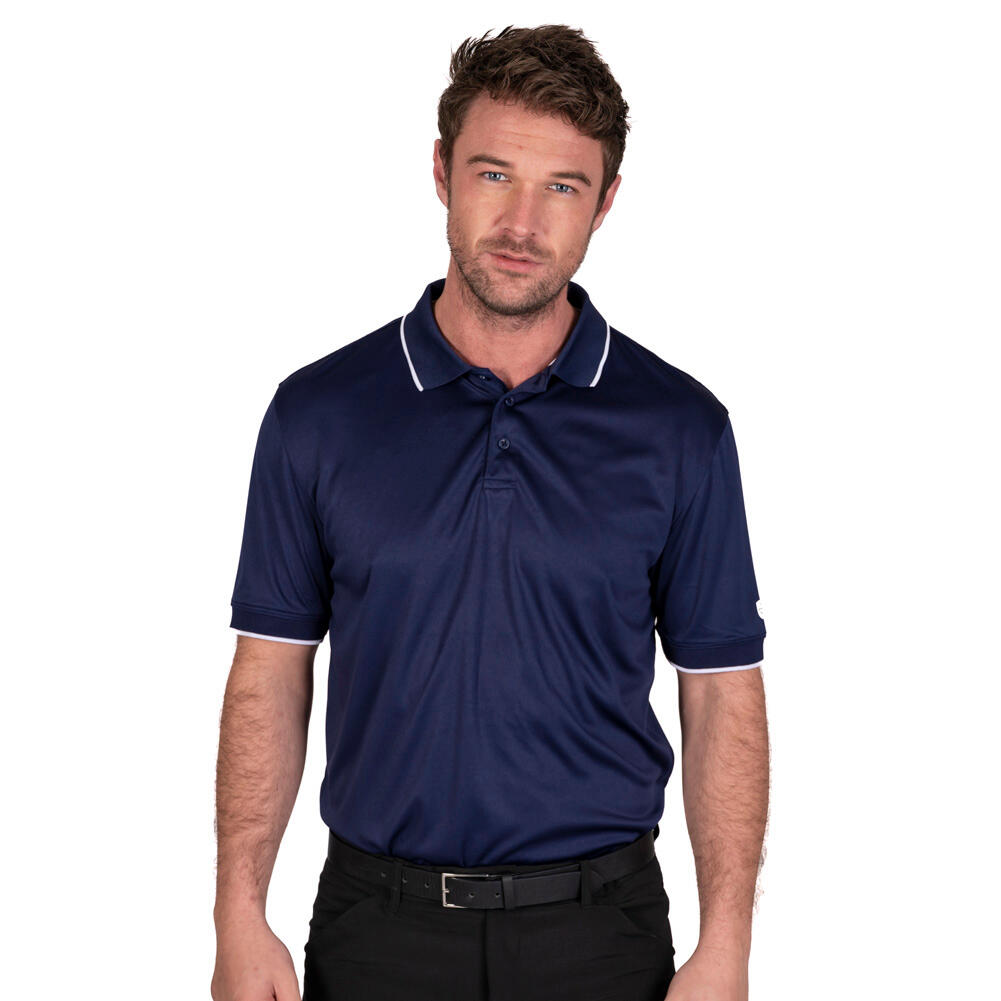 Mens Performance Quick Dry Golf Polo Shirt 1/6