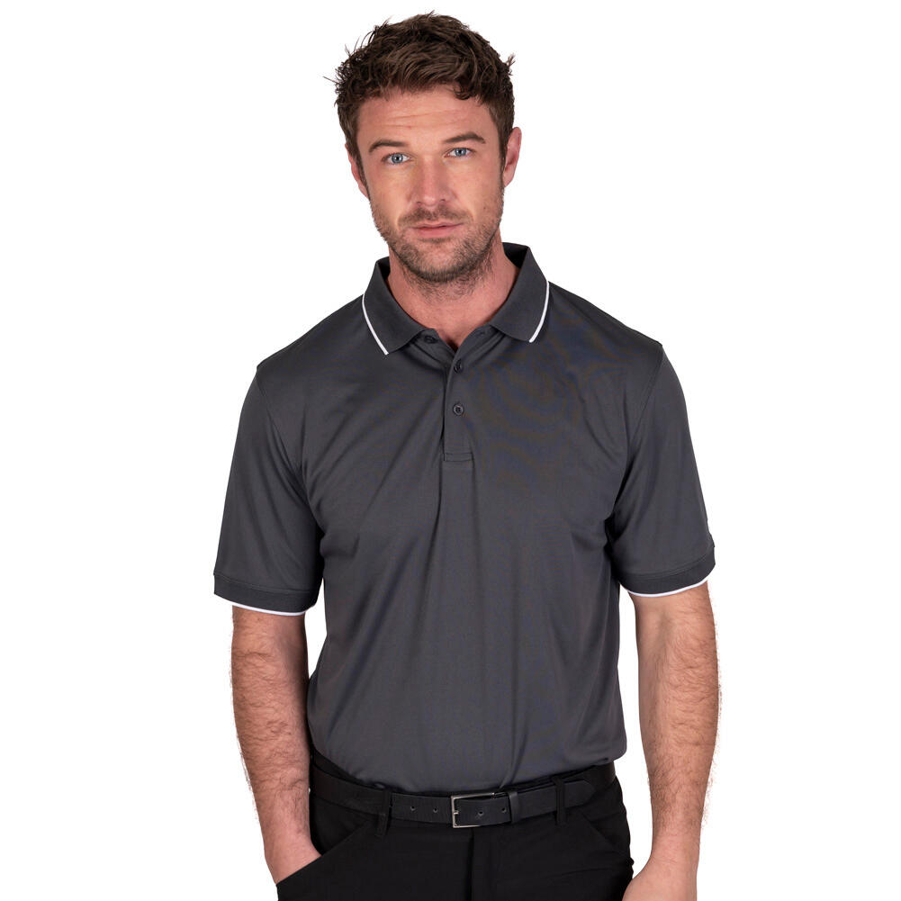 Mens Performance Quick Dry Golf Polo Shirt 1/6