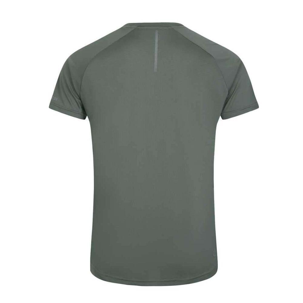 T-Shirt Respirável de Corrida Homem DARE2B ACCELERATE TEE. GREEN 5/5