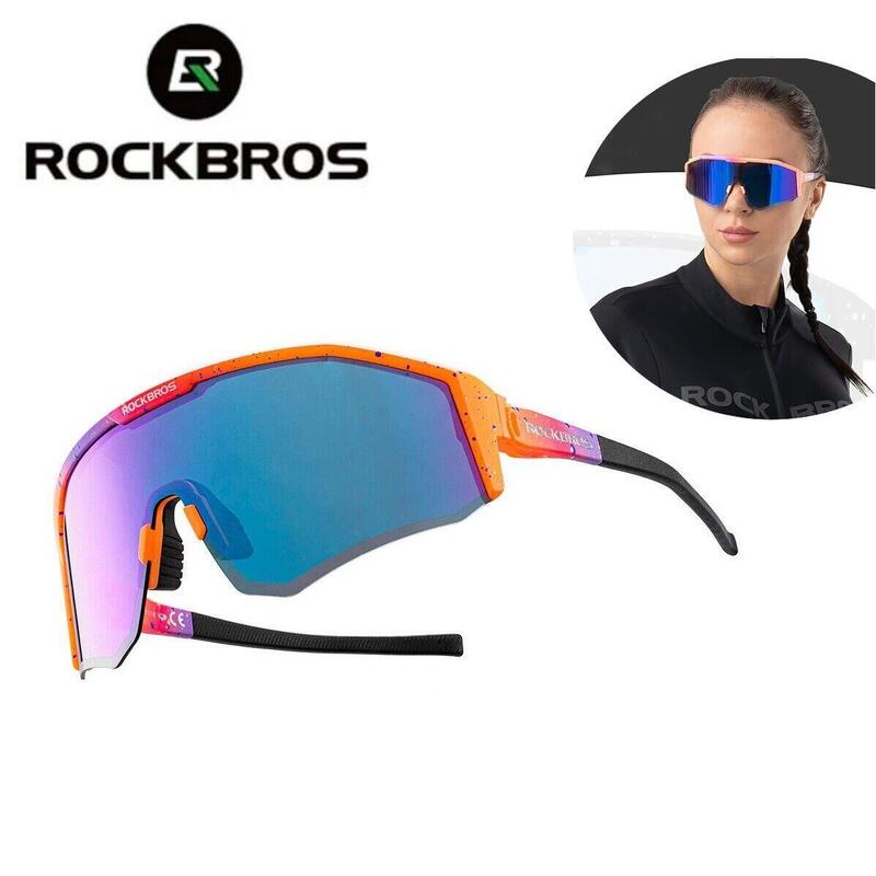 Okulary rowerowe Rockbros SP297 polaryzujące - fioletowe