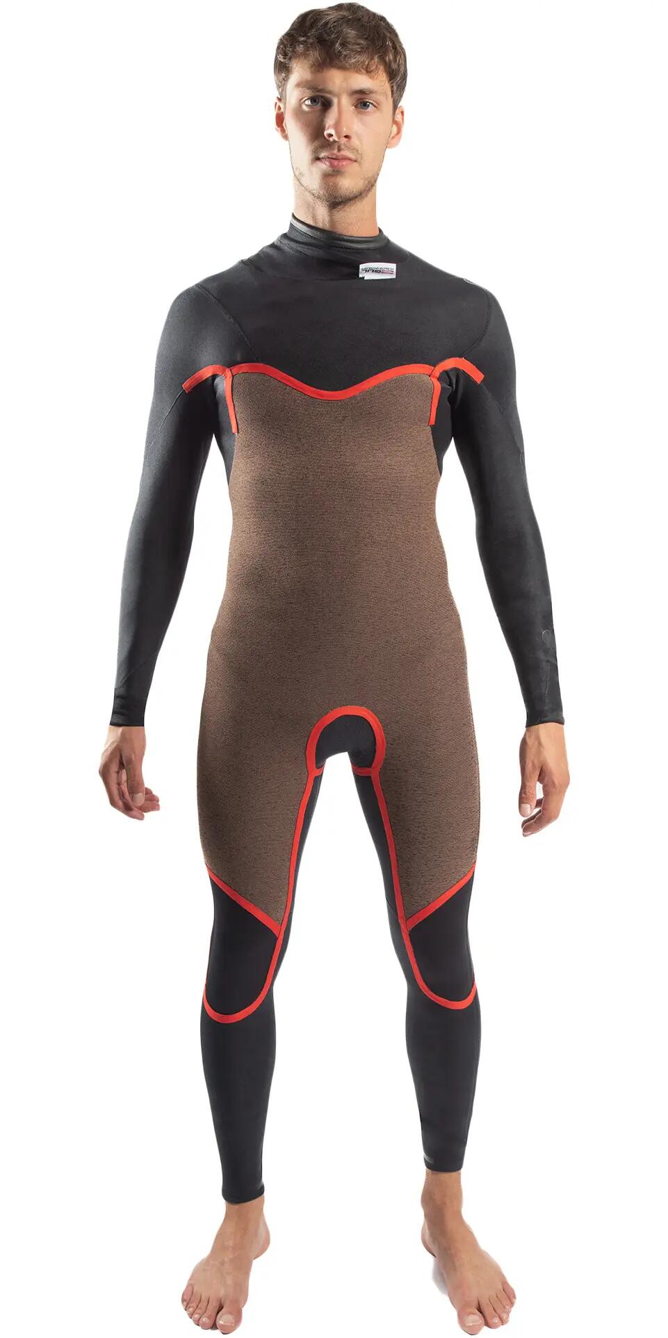 Combinaison de Surf Response FX 5/4mm Zip poitrine - Noir / Camouflage - Homme 2/7