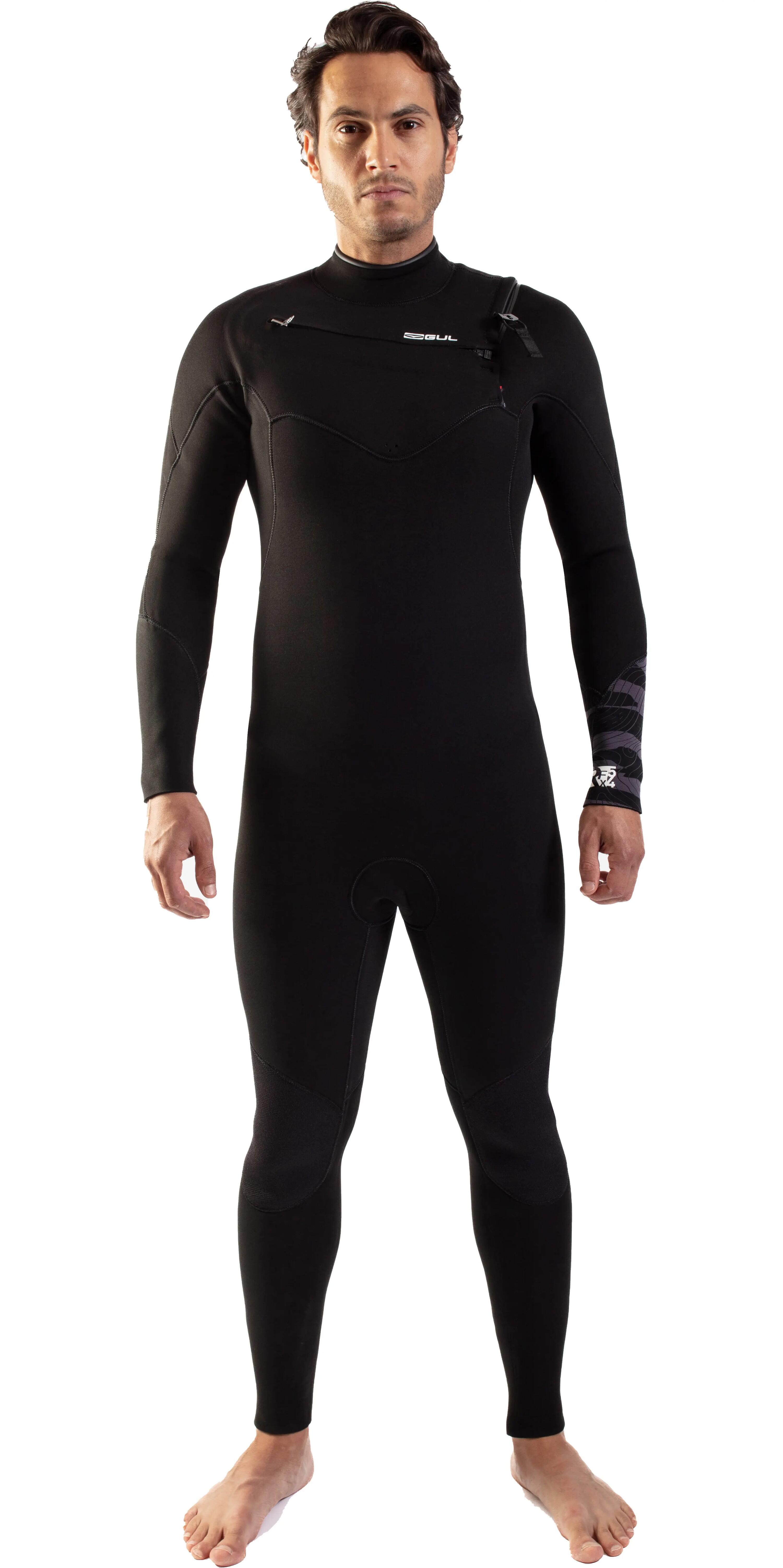 Combinaison de Surf Response FX 5/4mm Zip poitrine - Noir / Camouflage - Homme 1/7
