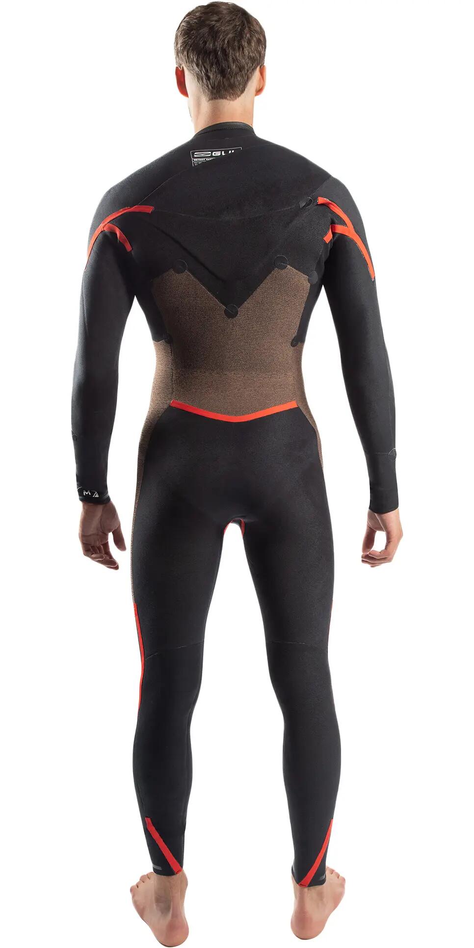Combinaison de Surf Response FX 5/4mm Zip poitrine - Noir / Camouflage - Homme 3/7