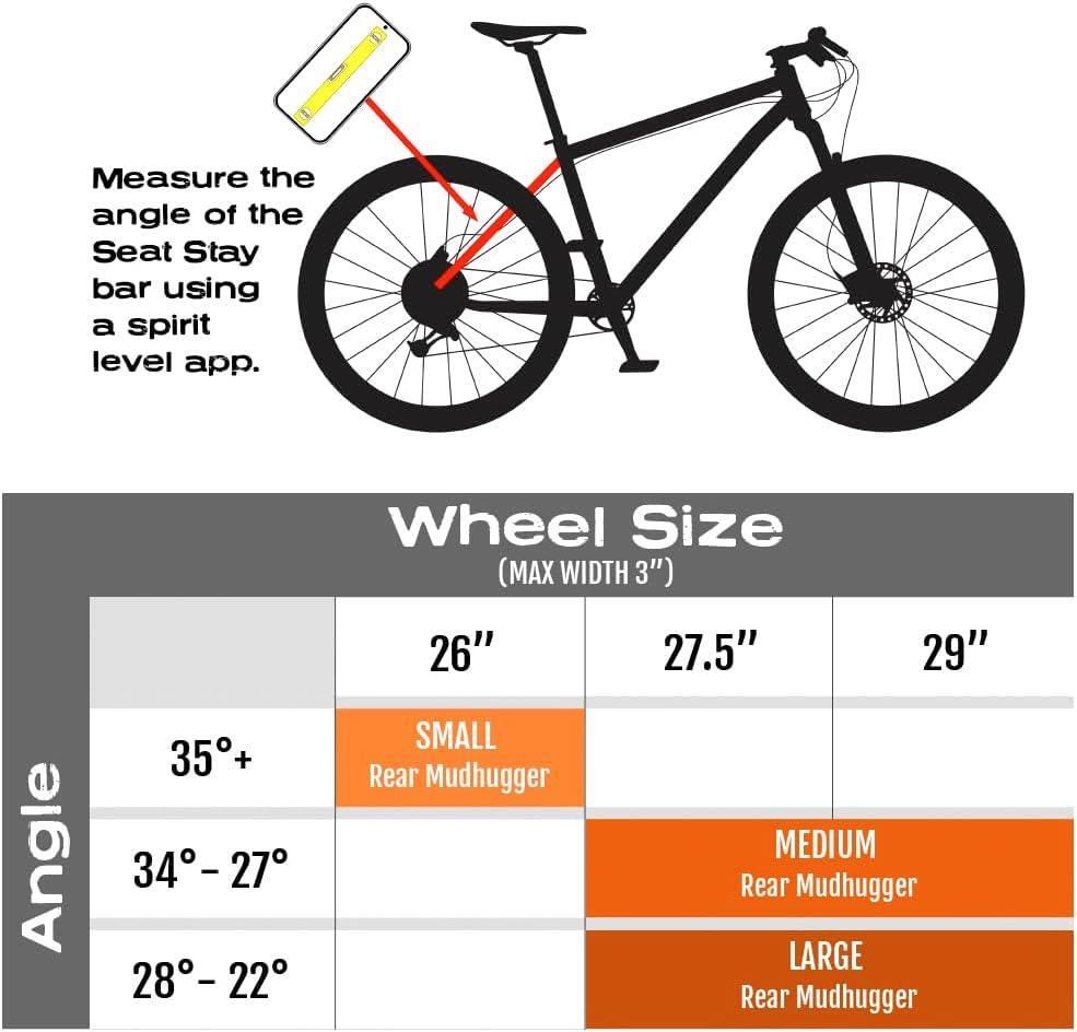 Mudhugger Shorty Evo Parafango Anteriore Per Mountain Bike Da 27,5"-29", Lunghezza 390 Mm X Larghezza 90 Mm, Attacco Universale, Fissaggio Incluso