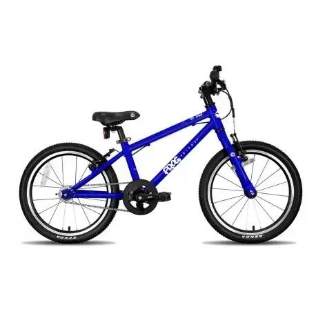 Frog Bikes Electric Blue Frog 47 Kids Bike 18” Wheel | Age 4-6 First Pedal Bike