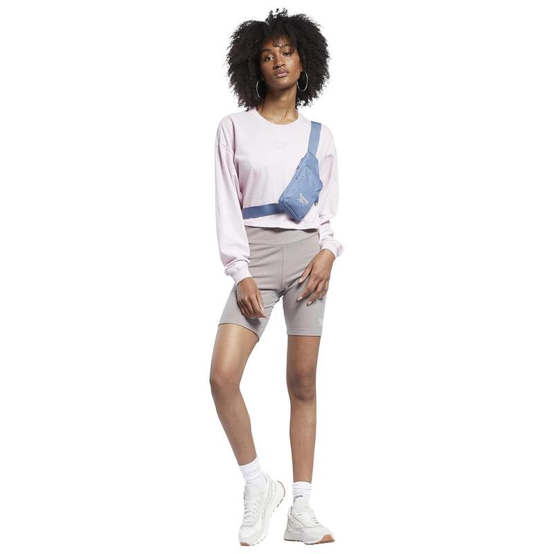 Bluza sportowa damska Reebok CL Wide krótka