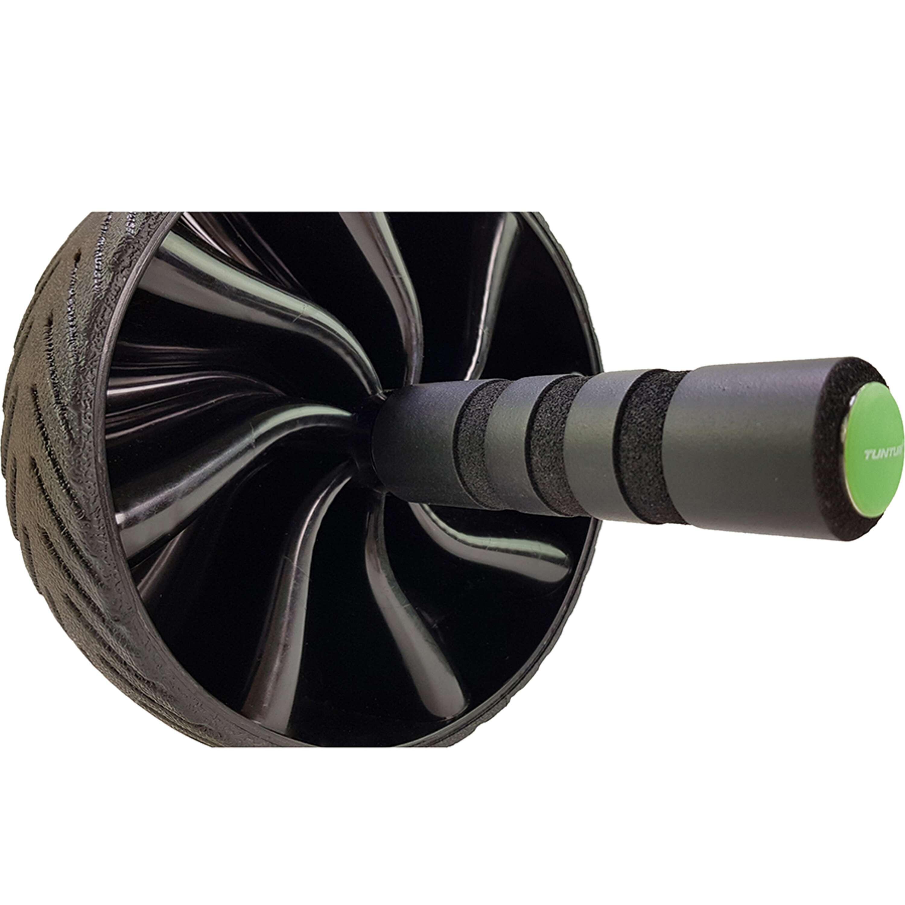 Roue abdominale Tunturi 17 cm noire avec revêtement antidérapant 5/7