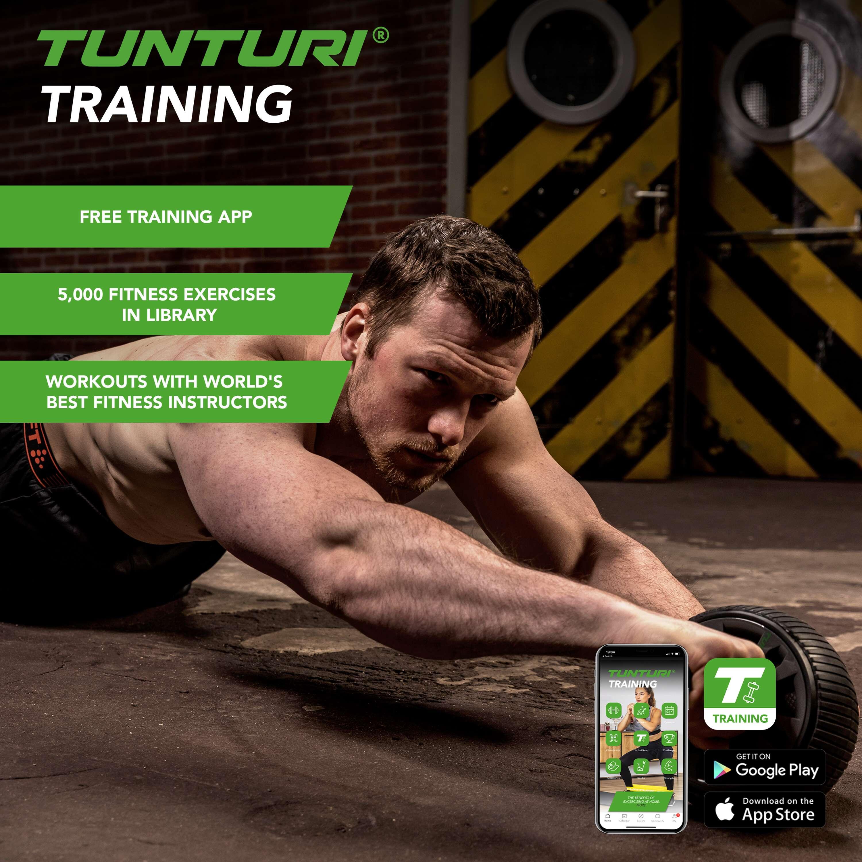 Rueda para Abdominales Entrenador Plástico Tunturi 3/7
