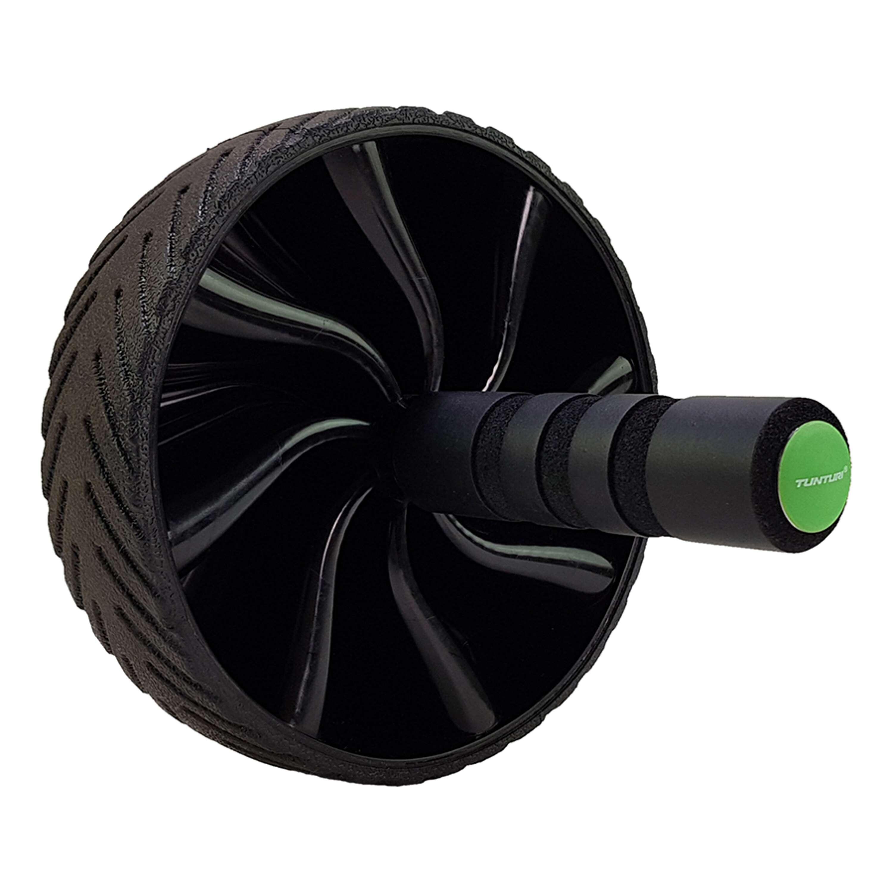 Roue abdominale Tunturi 17 cm noire avec revêtement antidérapant 4/7
