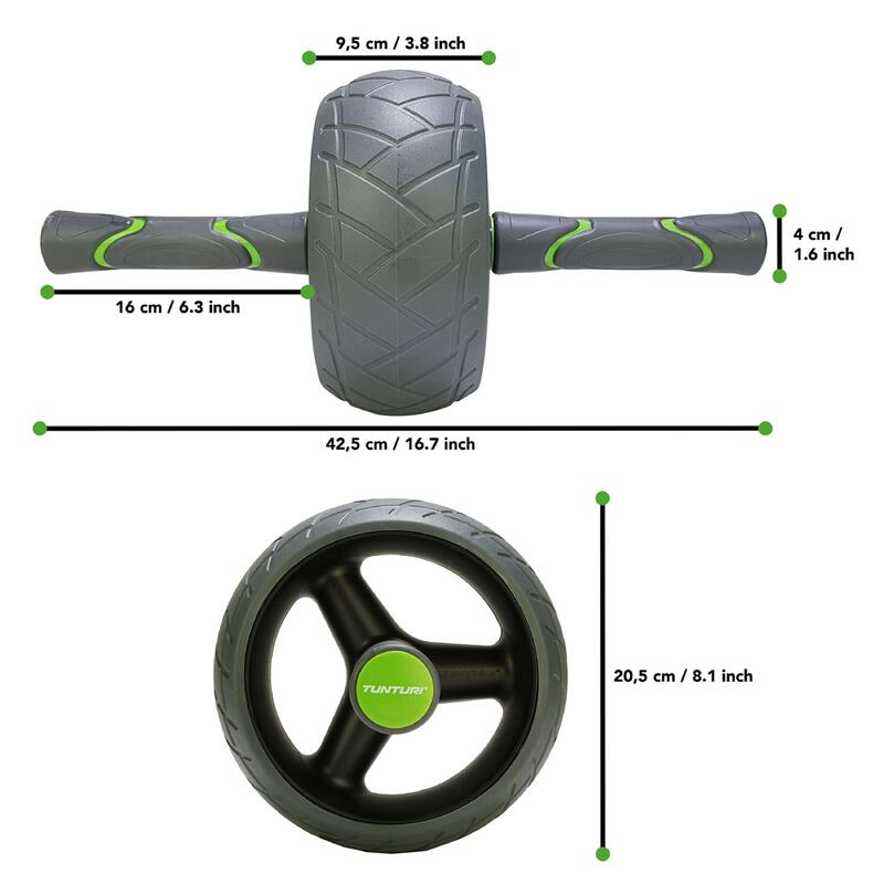 AB roller - Entraîneur des muscles abdominaux - Roue d'entraînement De Luxe